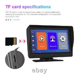 7 Carplay Wireless Backup Rear View Camera System Kit Monitor For RV Truck Bus