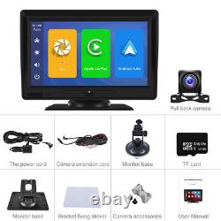 7 Carplay Wireless Backup Rear View Camera System Kit Monitor For RV Truck Bus