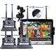 7 DVR Monitor 3x Solar Magnetic Rear View Camera 1080P For Car RV Truck Trailer