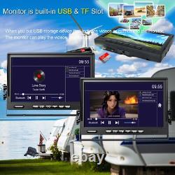 7 DVR Monitor 4x AHD 360 View 1080P Side Rear View Backup Cameras 32GB Truck Rv