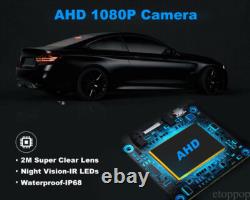 7 DVR Monitor 4x AHD 360 View 1080P Side Rear View Backup Cameras 32GB Truck Rv
