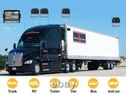 7 DVR Monitor 4x AHD 360 View 1080P Side Rear View Backup Cameras 32GB Truck Rv