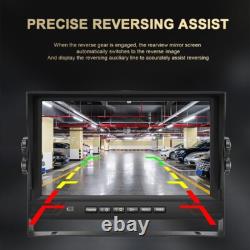 7 DVR Monitor 4x AHD 360 View 1080P Side Rear View Backup Cameras 32GB Truck Rv