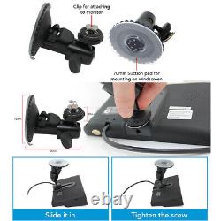 7 DVR Monitor Rear Side View Backup Camera 1080P Reverse for RV/Snow PlowithVan