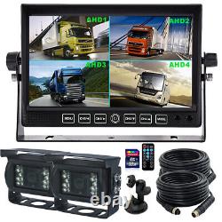 7 DVR Monitor Screen Rear View Backup Camera System for Tractor Truck Car Rv