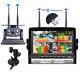 7 DVR Monitor Solar Magnetic Rear View Camera 1080P IR For Car RV Truck Trailer