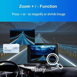 7'' DVR Wireless Monitor Touch Screen Solar Magnetic Camera Rear View Backup Kit