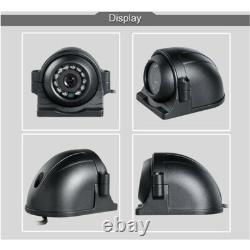 7 Dash DVR Monitor Record Front Rear Side View Back up Camera for Bus RV Truck
