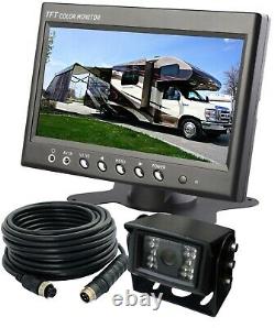 7 Digital Rear View Backup Reverse Camera System For Trucks, Heavy Equipments