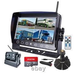 7 Digital Wireless DVR Monitor Magnetic Rear View Backup Camera for Truck RV