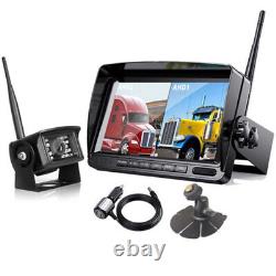 7'' Digital Wireless Monitor Rear View Backup Camera For RV/Trailer/Motorhome