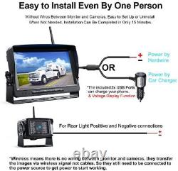 7'' Digital Wireless Monitor Rear View Backup Camera For RV/Trailer/Motorhome
