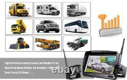 7'' Digital Wireless Monitor Rear View Backup Camera For RV/Trailer/Motorhome