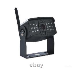 7'' Digital Wireless Quad Monitor Rear View Backup Camera For Truck RV Van Bus