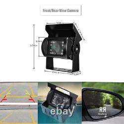 7 HD Monitor+4X Backup Rear View Camera System Night Vision For RV Truck Bus