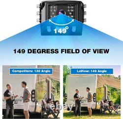 7 Inch Reverse Camera Car Back Up Camera System 1080P HD Monitor For RV Truck