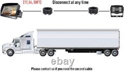 7 Inch Reverse Camera Car Back Up Camera System 1080P HD Monitor For RV Truck