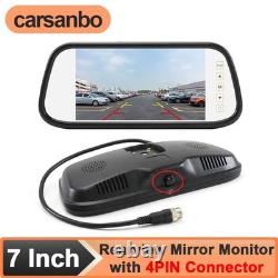 7 Interior Rear View Backup Mirror Monitor with 4PIN Interface Support AHD/CVBS