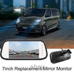 7 Interior Rear View Backup Mirror Monitor with 4PIN Interface Support AHD/CVBS