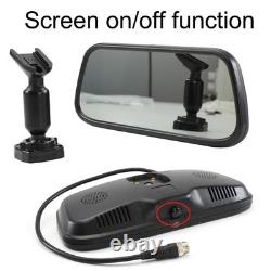 7 Interior Rear View Backup Mirror Monitor with 4PIN Interface Support AHD/CVBS