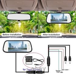 7 Interior Rear View Backup Mirror Monitor with 4PIN Interface Support AHD/CVBS