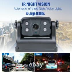 7'' Magnetic Wireless Digital DVR Monitor Backup Rear View Recharge Camera 4CH