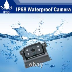 7'' Magnetic Wireless Digital DVR Monitor Backup Rear View Recharge Camera 4CH