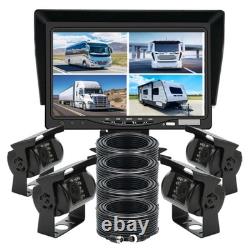 7 Monitor Backup Camera Kit Rear View Reverse System For Pickup Truck SUV Car