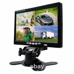 7 Monitor Backup Camera Kit Rear View Reverse System For Pickup Truck SUV Car