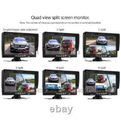 7 Monitor Backup Camera Kit Rear View Reverse System For Pickup Truck SUV Car