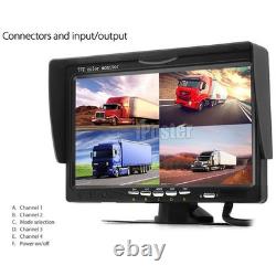 7 Monitor Backup Camera Kit Rear View Reverse System For Pickup Truck SUV Car