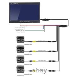 7 Monitor Backup Camera Kit Rear View Reverse System For Pickup Truck SUV Car
