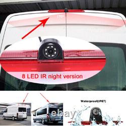 7 Monitor Brake Light Rear View Backup Camera Kit For Nissan NV 1500 2500 3500