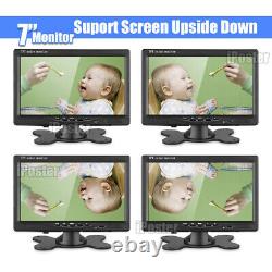 7 Monitor Car IR Brake Light Backup Camera Kit For Chevy Express GMC Savana Van