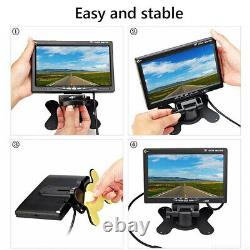7 Monitor Car IR Brake Light Backup Camera Kit For Chevy Express GMC Savana Van