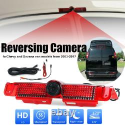 7 Monitor Car IR Brake Light Backup Camera Kit For Chevy Express GMC Savana Van