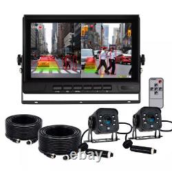 7 Monitor DVR AI BSD Rear View Backup Cameras for Truck Reverse RV Trailer Bus