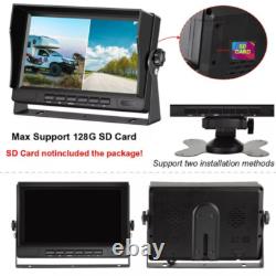 7 Monitor DVR AI BSD Rear View Backup Cameras for Truck Reverse RV Trailer Bus