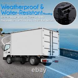 7 Monitor Wireless Dual Rear View Backup Camera BSD System for Truck RV Trailer