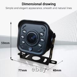7 Quad DVR Monitor Rear Side View Backup Camera 1080P Reverse For RV Bus Truck