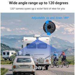 7 Quad DVR Monitor Rear Side View Backup Camera 1080P Reverse For RV Bus Truck