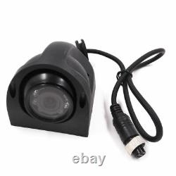 7 Quad Monitor 360 4PIN Front Side Rear View Backup Camera For Truck Caravan RV