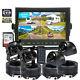 7 Quad Monitor DVR 4 Dash Cam Rear View Backup Camera for Truck Semi Trailer RV