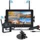 7'' Quad Monitor Digital Wireless Rear View Backup 1080P Camera For Truck RV Van
