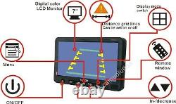 7 Quad Rear View Backup Side Camera System Cctv For Truck, Motorhome, Forklift