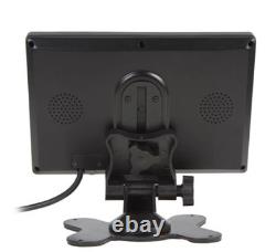 7 Quad Split Monitor Screen+ 4x Rear View Backup CCD Camera System for Truck RV