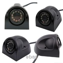 7 Quad Split Monitor Screen+ 4x Rear View Backup CCD Camera System for Truck RV