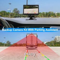 7 Rear View Monitor 2x Digital Wireless Backup Camera for Truck Trailer RV Bus