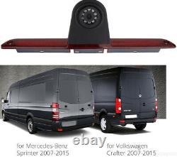 7 Rear View Monitor+IR Backup 3rd Brake Light Camera for Mercedes-Benz Sprinter