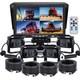 7 Split Screen Monitor 4x IR Rear View Backup Camera 4x 10m 12-24V For Truck RV